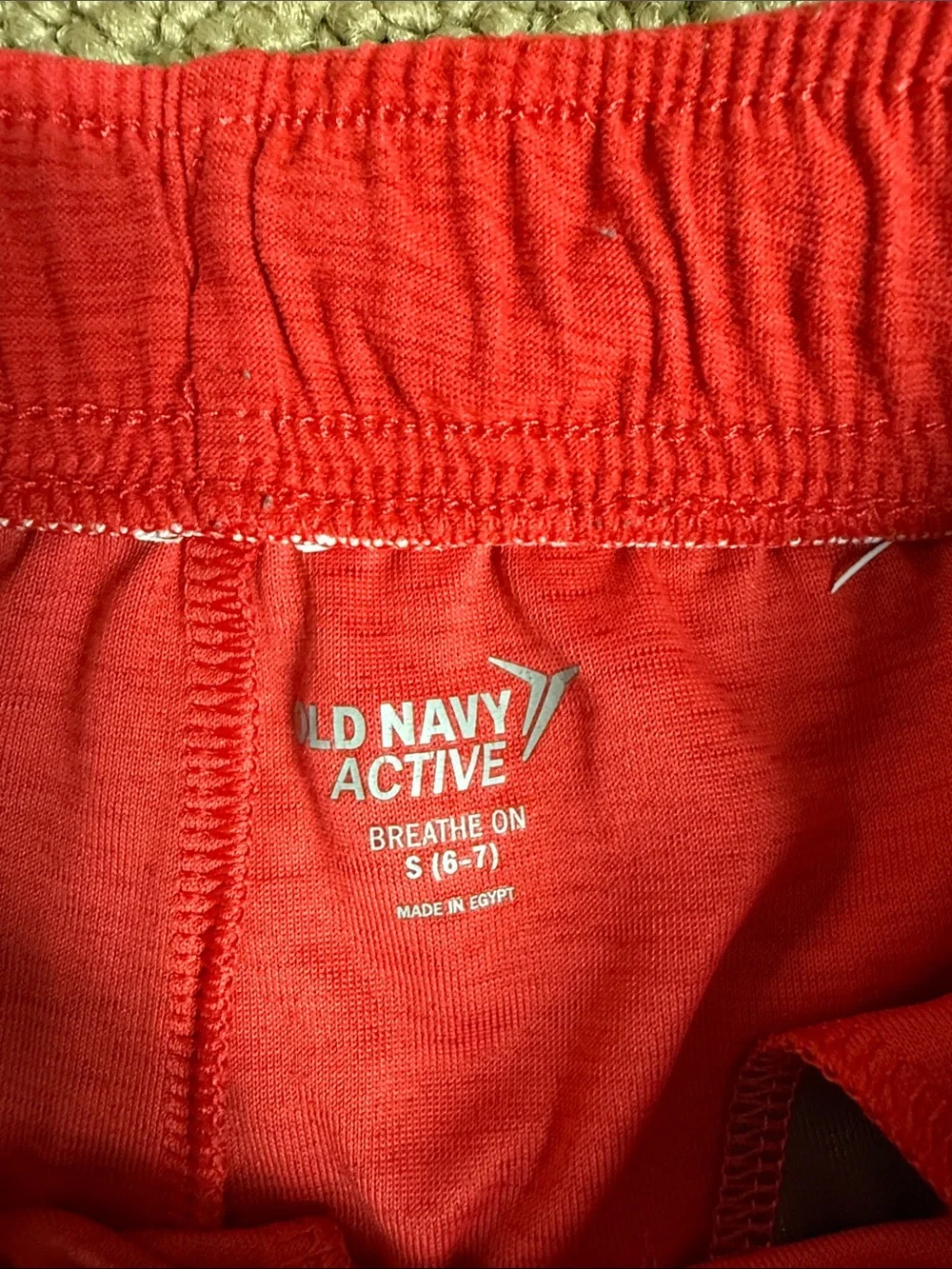 Old Navy Active Bright Red Performance Shorts